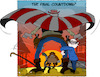 Cartoon: The final countdown (small) by Trumix tagged ukraine,scholz,biden,geld,unterstützung,zahlungen