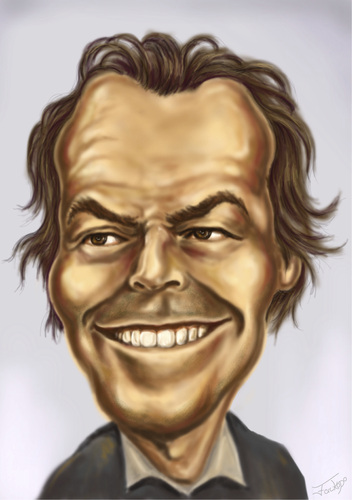 Cartoon: Jack Nicholson (medium) by gartoon tagged nicholson,jack