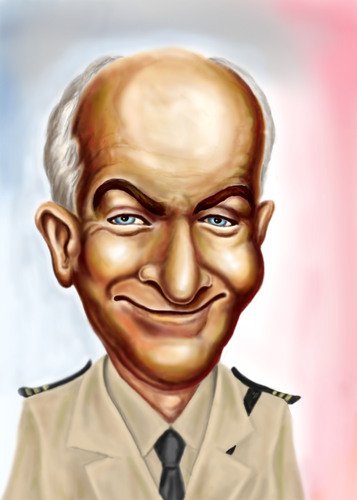 Cartoon: Louis de Funes (medium) by gartoon tagged funes,de,louis