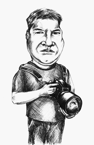 Cartoon: The Photographer (medium) by gartoon tagged photographer,men,artist