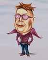 Cartoon: A Man (small) by gartoon tagged man