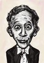 Cartoon: Arthur Rubenstein (small) by gartoon tagged music famous people pianist