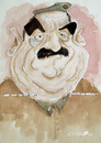 Cartoon: saddam (small) by darkoarts tagged saddam,hussein,diktator,irak,kurdistan,war,karikatur