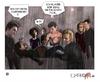 Cartoon: Vampire vs Aliens (small) by darkoarts tagged vampire,alien,film,schauspieler,twilight,überraschung