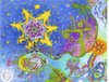 Cartoon: resonant star (small) by ChuenUuc tagged star live peyote estrella vida sol luna