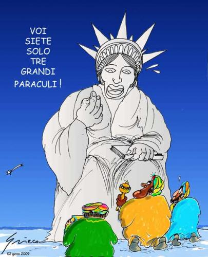 Cartoon: Re Magi (medium) by Grieco tagged grieco,re,magi,america
