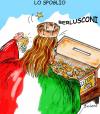 Cartoon: Lo Spoglio (small) by Grieco tagged grieco,elezioni,berlusconi,risultati