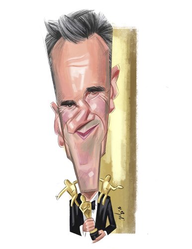 Cartoon: daniel day lewis (medium) by nader_rahmani tagged daniel,day,lewis