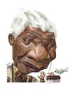 Cartoon: nelson mandela (small) by nader_rahmani tagged nelson,mandela