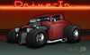 Cartoon: 34 Ford Coupe (small) by RyanNore tagged illustration,drawing,digital,car,ford,cartoon,wacom,intuos,photoshop,ryan,nore