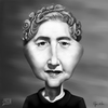 Cartoon: Agatha Christie (small) by RyanNore tagged agatha,christie,caricature,drawing,ryan,nore