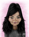 Cartoon: Björk (small) by RyanNore tagged björk,artist,artwork,digital,art,painting,wacom,photoshop,mypaint,gimp,caricature,protrait