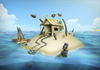 Cartoon: World of Art (small) by RyanNore tagged tropical,island,water,sand,art,photoshop