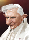 Cartoon: Benedikt XVI (small) by penava tagged karikatur,caricature,benedict,benedikt,papst,pope,katholisch,catholic