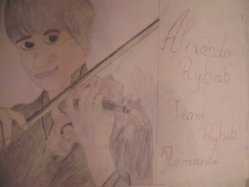 Cartoon: ALEXANDER RYBAK (medium) by ella3639 tagged alexander,rybak,eurovision,2009