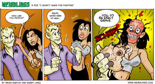 Cartoon: Weirdlings (medium) by phinmagic tagged comicstrip,weirdlings