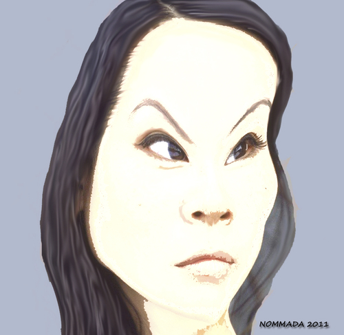 Cartoon: Lucy (medium) by nommada tagged lucy,liu