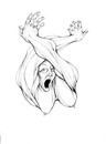Cartoon: scream (small) by yolyanko tagged body