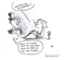 Cartoon: Passiert halt mal! (small) by MarcoFinkenstein tagged zauberer,stab,dame,cocktail