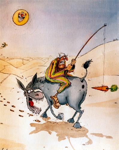 Cartoon: Donkey Cartoon (medium) by Nick Lyons tagged cartoon,donkey