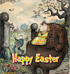 Cartoon: Happy Easter (small) by Nick Lyons tagged easter