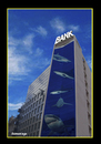 Cartoon: bank (small) by samaniego tagged bank,economia,tiburones,crisis