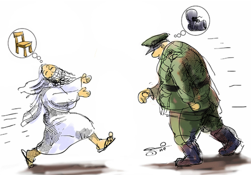 Cartoon: Egyptian Revolution (medium) by mabdo tagged egyptian,revolution