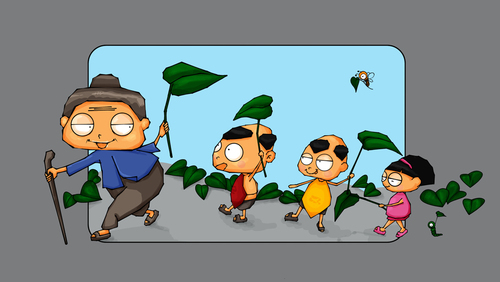 Cartoon: Folk games in VN (medium) by matakunkun tagged matakunkun,fun