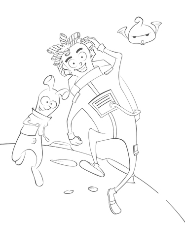 Cartoon: Planet 51st....in my way (medium) by matakunkun tagged matakunkun