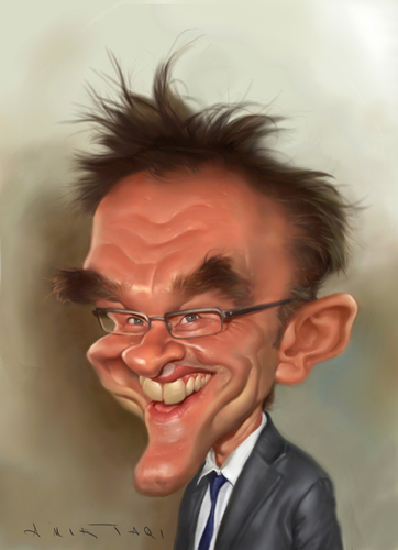 Cartoon: Danny Boyle (medium) by Amir Taqi tagged danny,boyle