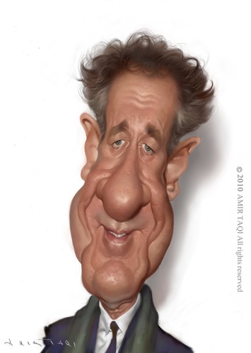 Cartoon: Geoffrey Rush (medium) by Amir Taqi tagged geoffrey,rush