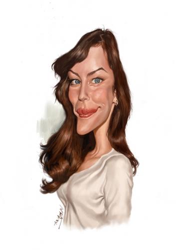 Cartoon: Liv Tyler (medium) by Amir Taqi tagged liv,tyler