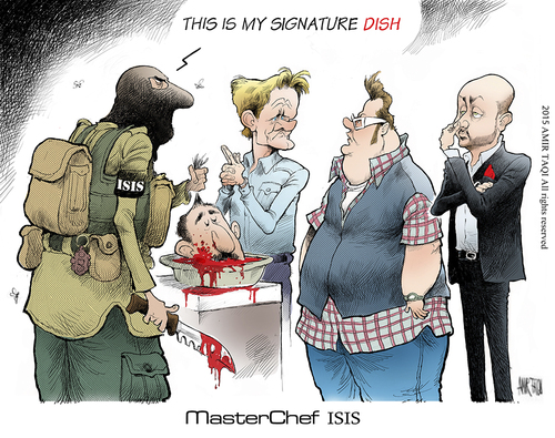 Cartoon: MasterChef isis (medium) by Amir Taqi tagged cartoon,editorial