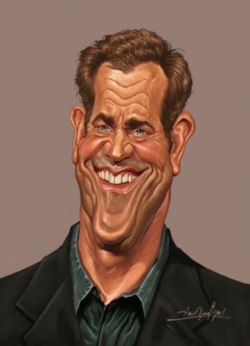 Cartoon: Mel Gibson (medium) by Amir Taqi tagged mel,gibson