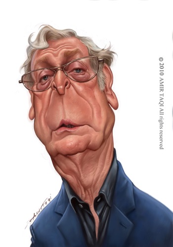 Cartoon: Michael Caine (medium) by Amir Taqi tagged michael,caine