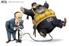 Cartoon: ISIS-Al Jazeera (small) by Amir Taqi tagged isisal,jazeera