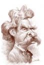 Cartoon: mark twain (small) by Amir Taqi tagged mark,twain