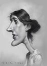 Cartoon: virginia woolf (small) by Amir Taqi tagged virginia,woolf