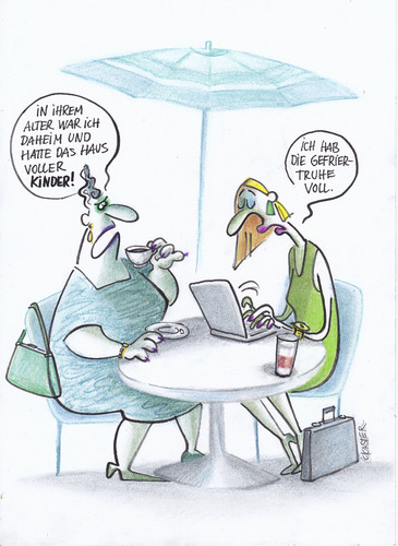 Cartoon: frauengeschichten (medium) by Petra Kaster tagged frauen,kinder,genetik,gesundheit,forschung,karriere,frauen,kinder,genetik,gesundheit,forschung,karriere