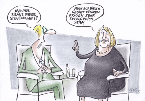 Cartoon: gleichstellung (medium) by Petra Kaster tagged alice,steuerhinterziehung,schwarzer,steuerfluchtht,finanzen,steuern,schwarzkonten,alice,schwarzer,steuerhinterziehung,schwarzkonten,steuern,finanzen,steuerfluchtht