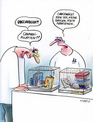 Cartoon: leseratten (medium) by Petra Kaster tagged bibliothekstantiemen,tierschützer,tierversuche,ratten,lesen,literatur,bücher,genmanipulation,gentechnik,gentechnik,genetik,gene,gen,biologie,evolution,wissenschaft,wissenschaftler,technik,entwicklung,fortschritt,forscher,forschung,tierversuche,tierschützer,lesen,ratten,ratte,tier,tiere,tierschutz,bücher,buch,literatur,sex,drogen,fernsehen,tv,bildung,wissen,bibliothekstantiemen,bibliothek,labor