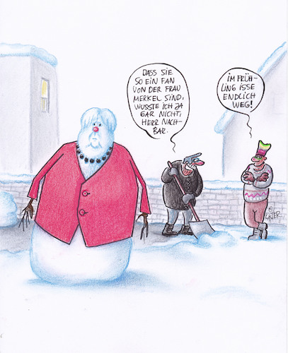 Cartoon: merkelschmelze (medium) by Petra Kaster tagged merkel,kanzlerin,winter,schnee,parteien,politik,politikverdrossenheit,wahlen,wechselwähler,merkel,kanzlerin,winter,schnee,parteien,politik,politikverdrossenheit,wahlen,wechselwähler