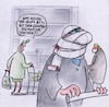 Cartoon: corona kreativ (small) by Petra Kaster tagged corona,virus,pandemie,gesundheit,medizin,panik,hamsterkäufe,ansteckung,quarantäne