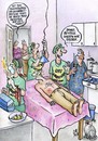 Cartoon: cut connection (small) by Petra Kaster tagged gesundheitsreform,krankenversicherungen,privatversicherungen,krankheit,gesundheitsvorsorge,ambulanteversorgung,notambulanz,notarzt,erst,hilfe,medizin,chirurgen,ärzte,patienten