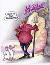 Cartoon: hot night (small) by Petra Kaster tagged hölle,teufel,clubs,nachtleben,jugendschutz