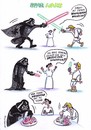 Cartoon: spar wars (small) by Petra Kaster tagged star,wars,resourcen,technologie,energie,energiewende,film,strompreise,stromkonzerne