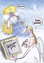 Cartoon: weltuntergang (small) by Petra Kaster tagged weltuntergang,himmer,gott,grippe,aberglaube,glaube,esoteric