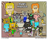 Cartoon: Family Portrait (small) by yusanmoon tagged cartoon infinity yu san moon gonzo