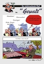 Cartoon: Der NRC in Gewalt (small) by Marcel und Pel tagged neoliberalismus,sozialabbau,betriebsklima,klassenkampf,arbeitgeber,arbeitnehmer,chef,manager,sachbeschädigung,autoantenne,vandalismus,gewalt