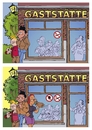 Cartoon: Mysteriöses Gaststättensterben (small) by Marcel und Pel tagged gaststätte gasthaus gasthof kneipe wirtshaus restaurant cafe kneipensterben gaststättensterben rauchverbot alkoholverbot heizpilzverbot verbotsolympiade umerziehung bevormundung